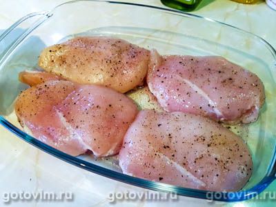 Куриные грудки с сыром и копченой грудинкой в духовке или курица «Усадебная» (Herrgardskyckling)
