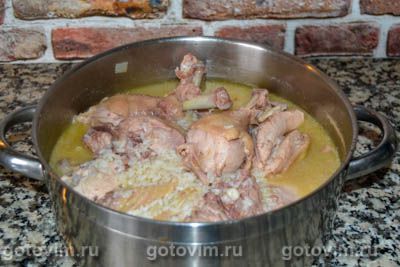 Курица с рисом кабидела (cabidela rice)