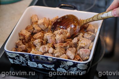 Запеканка из кабачков с мясом