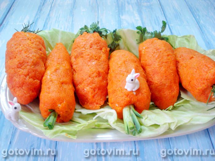 Салат «Морковка» или «Мимоза по-новому» .