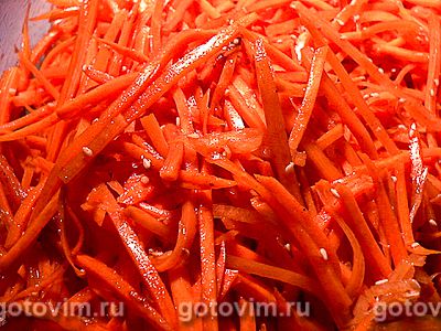 Морковь по-корейски (морковь-ча)