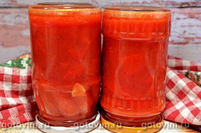 Перец в томатном соке на зиму