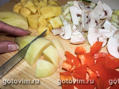 Овощи, запеченные в фольге