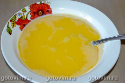 Лимонный кекс со сгущенкой на скорую руку