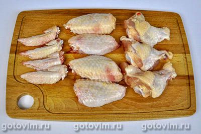 Куриные крылышки в кисло-сладком соусе по-пекински