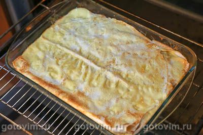 Пирог из лаваша с картошкой и сыром