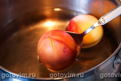 Смузи из арбуза с персиками