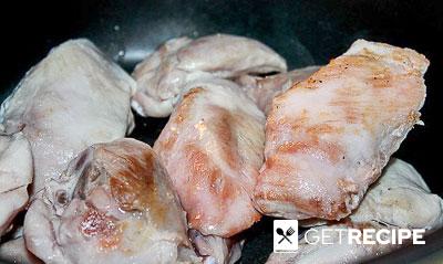 Курица с грибами в мультиварке (2-й рецепт)