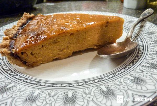 Тыквенный пирог с карамельной корочкой (2-й рецепт)
