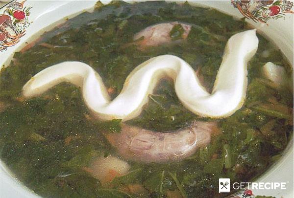 Photo of Зеленый суп со снытью.