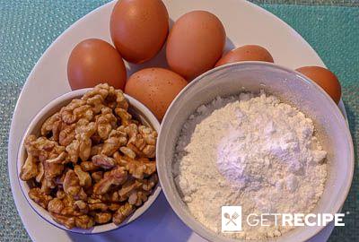 Торт из фасоли и орехов с кремом из рикотты и апельсиновым курдом (2-й рецепт)