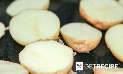 Молодой печеный картофель с икрой щуки (2-й рецепт)