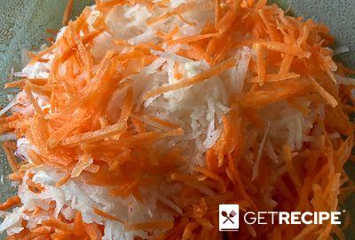 Холодная закуска из моркови и редьки (2-й рецепт)