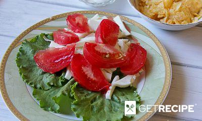 Салат с индейкой и чипсами «Муравейник» (2-й рецепт)