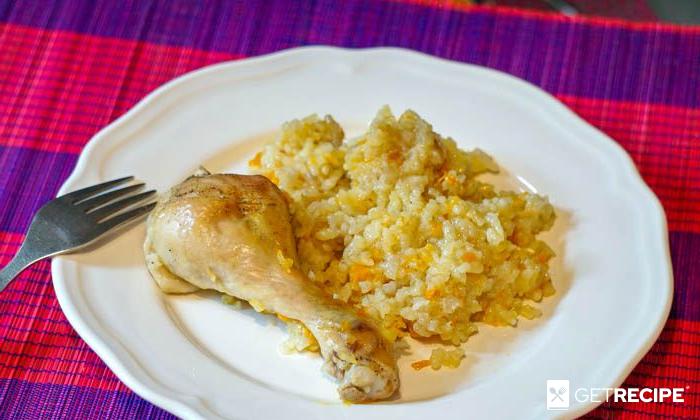 Photo of Рис с куриными голенями в духовке (2-й рецепт)