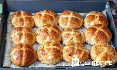 Пасхальные крестовые булочки (Hot cross buns) (2-й рецепт)