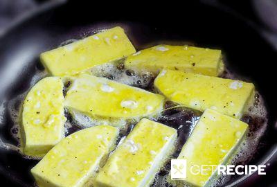Кабачки брусочками с чесночным соусом (2-й рецепт)