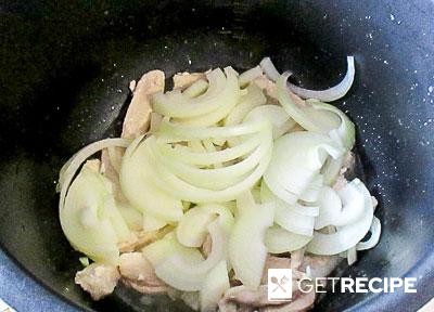 Закуска с куриным мясом и морской капустой в мультиварке (2-й рецепт)