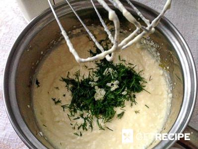 Творожно-сырная запеканка с крабовыми палочками (2-й рецепт)