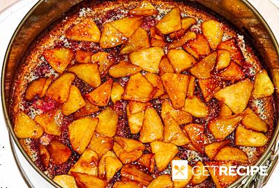 Торт «Цыганские тропы» с яблочным кремом и карамельными яблоками (2-й рецепт)