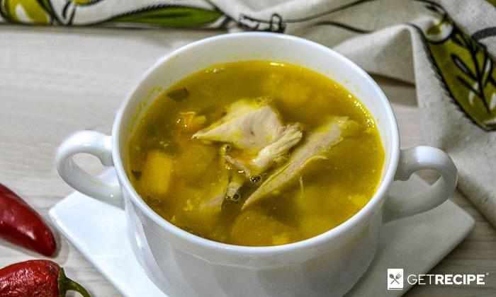 Photo of Куриный суп с тыквой и булгуром.