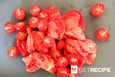 Салат с крабовыми палочками и помидорами «Сен-Флур» (2-й рецепт)
