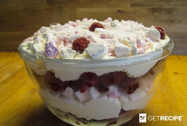 Photo of Десерт «Малина в снегу» (2-й рецепт)