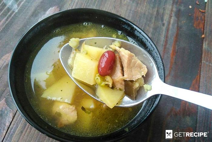 Photo of Мясной суп с бобовыми.