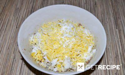 Закуска из печени трески с рисом «Шарики» (2-й рецепт)