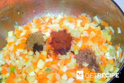 Пряный суп с фасолью и корнеплодами (2-й рецепт)