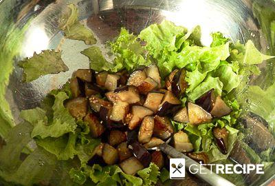 Теплый салат из баклажанов с сыром (2-й рецепт)