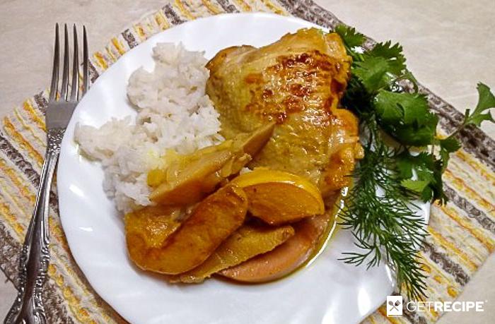 Photo of Жаркое из курицы с айвой по-среднеазиатски (2-й рецепт)