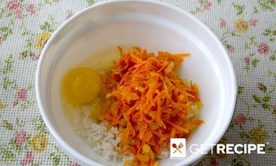 Рисовые котлеты с морковью и луком