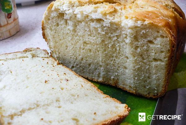 Хлеб с плавленым сыром в хлебопечке.