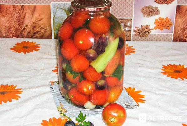 Photo of Консервированные помидоры с виноградом
