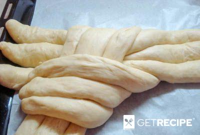 Плетеный хлеб на кефире (2-й рецепт)