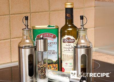 Томленый в духовке перец в маринаде из оливкового масла и смеси уксусов (2-й рецепт)