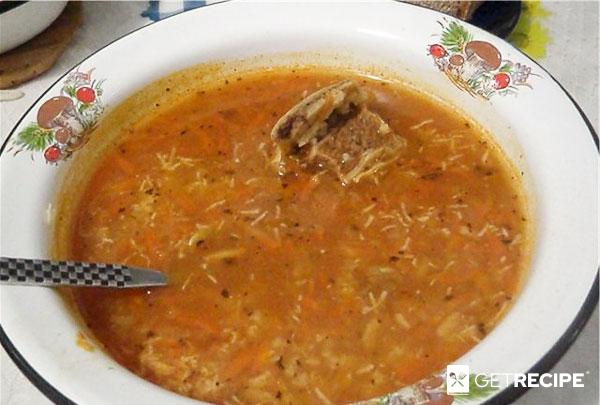 Рисовый суп с мясом (2-й рецепт)