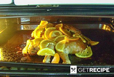 Курица с розмарином, чесноком и апельсинами (2-й рецепт)