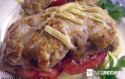 Photo of Кармашки из свинины с помидорами и сыром.