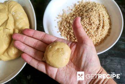 Медовое печенье с грецким орехом (2-й рецепт)