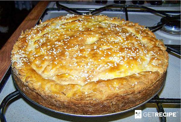 Photo of Луково-сырный закусочный пирог .