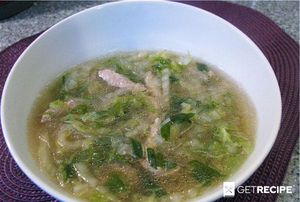 Китайский быстрый суп с фунчозой (2-й рецепт)