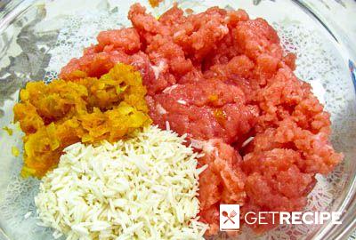 Тефтели с рисом и овощной подливкой (2-й рецепт)
