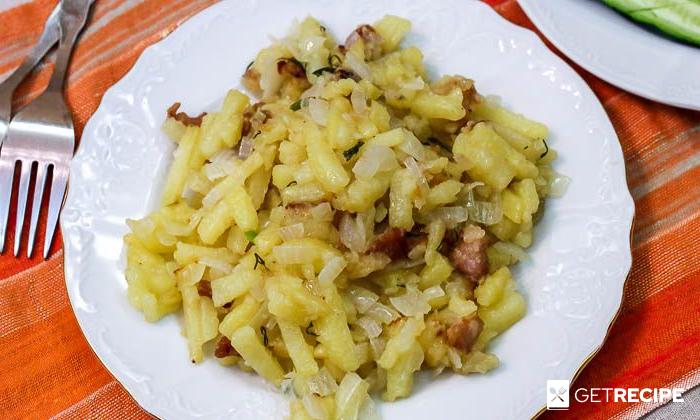 Photo of Жареная картошка с салом.