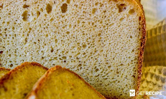 Photo of Кукурузный хлеб на ржаной закваске в хлебопечке.