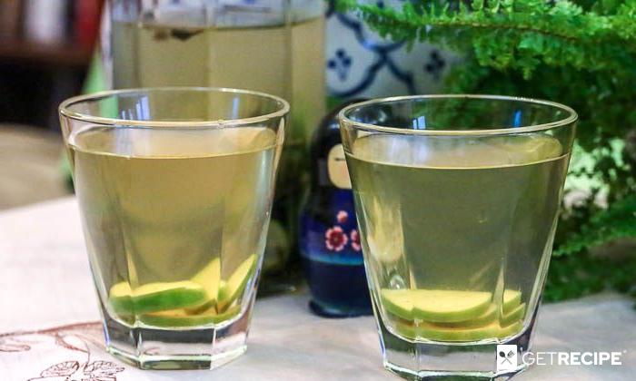 Зеленый чай колд брю с фейхоа (2-й рецепт)