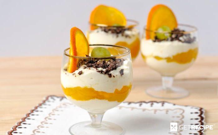 Творожный десерт с манго (2-й рецепт)