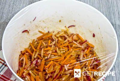 Редиска по-корейски с морковью на зиму (2-й рецепт)