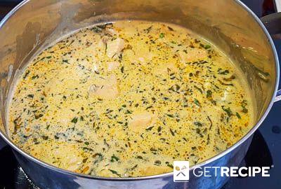 Семга в сливочном соусе с икрой (2-й рецепт)